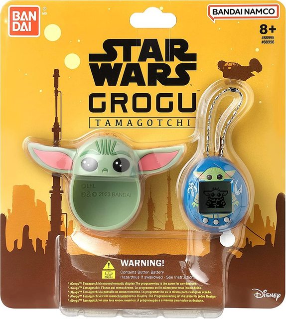 Bandai tamagotchi star wars grogu yoda máquina do animal de